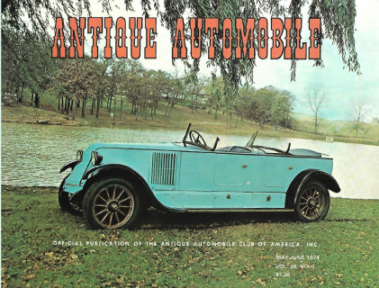 ANTIQUE AUTOMOBILE 1974 MAY - '27 6- CYL RENAULT, '29 MODEL A, KUNZ, '15 PIERCE